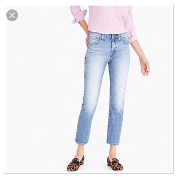 J. Crew Denim - J. Crew Sapphire wash slim boyfriend jeans size 26